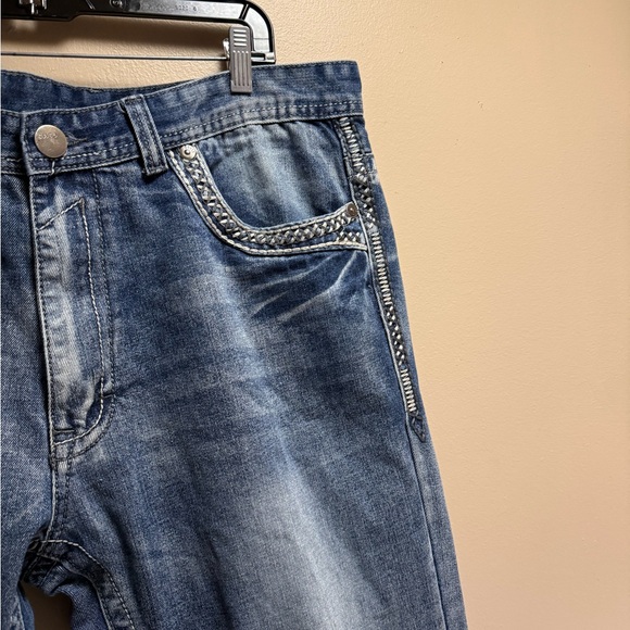 GUESS GS115‎ Men’s Bootcut Y2K Western Jeans 36x31.5 - Picture 5 of 16